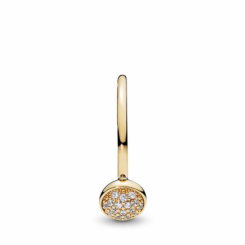 Pandora Dazzling Droplet Promise Ring NZ, 14k Gold (487265-JFI)